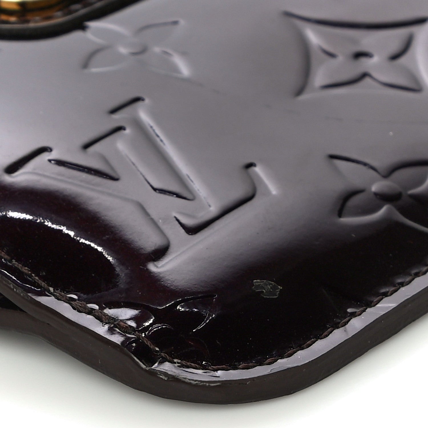 Louis Vuitton Vernis Key Pouch Amarante 8 of 11