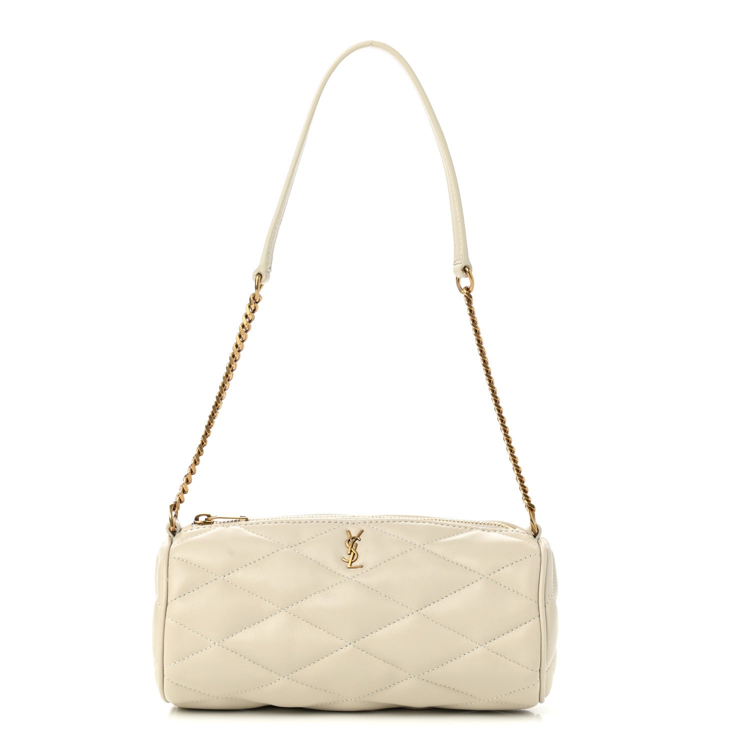 Saint Laurent Lambskin Monogram Mini Sade Tube Bag Crema Soft 1 of 7