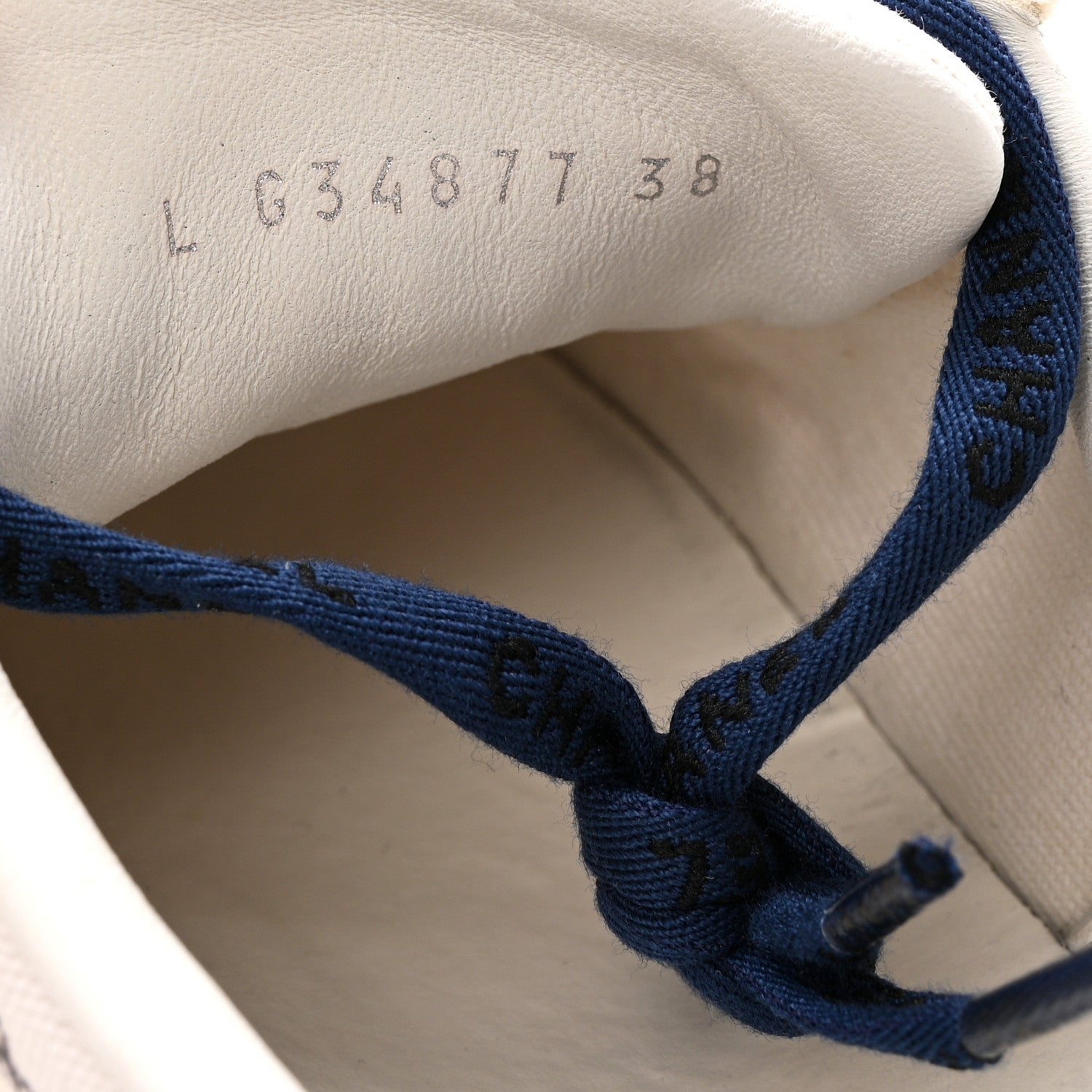Chanel X PHARRELL WILLIAMS Canvas Womens Sneakers 38 White