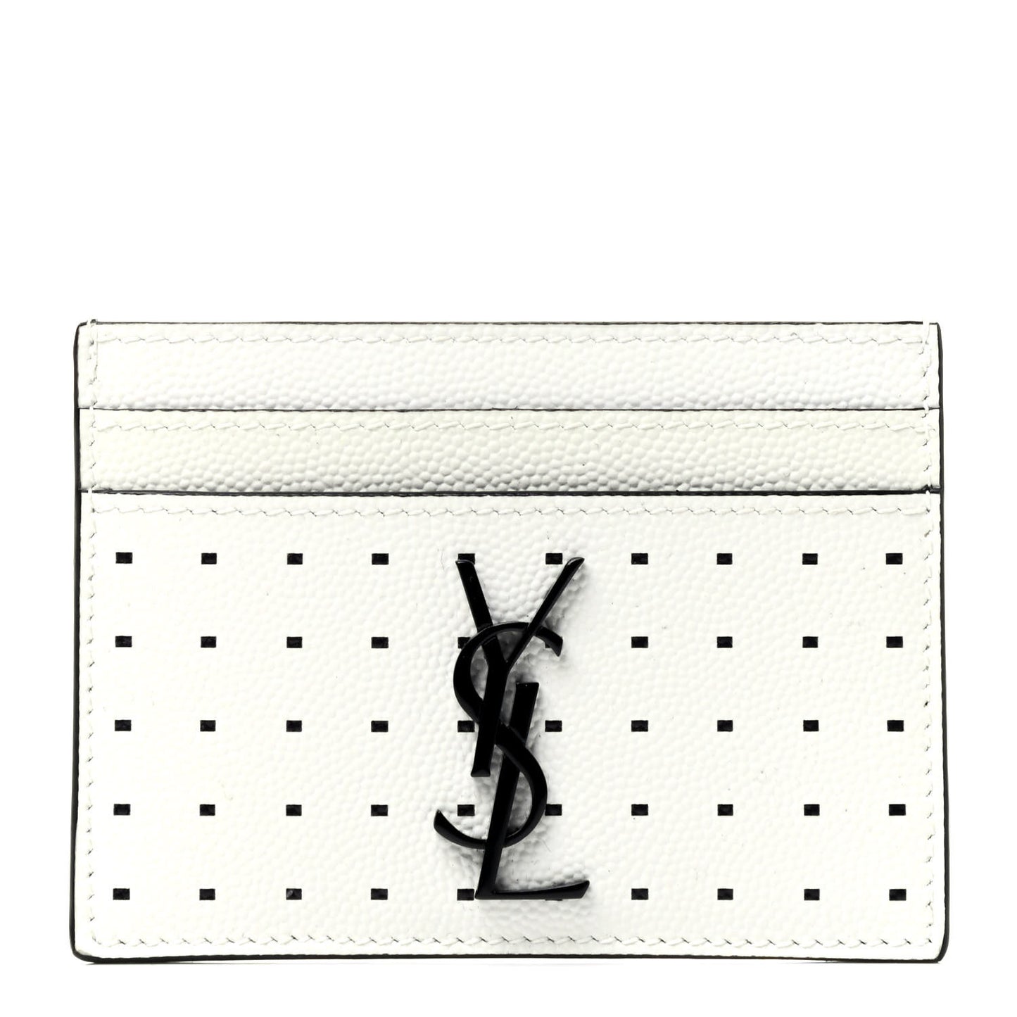 Grain De Poudre Geo Print Card Case White Black