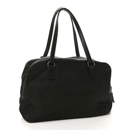 Prada Tessuto Nylon Raso Bear Small Handle Bag Black 3 of 10
