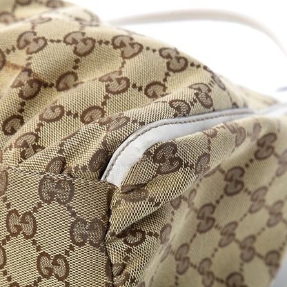 Gucci Monogram Large D Gold Hobo Off White 10 of 14