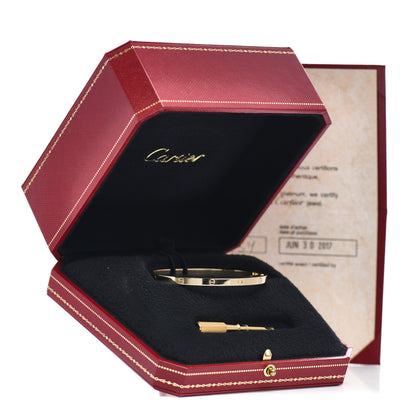 Cartier 18K Yellow Gold Small LOVE Bracelet 18 5 of 5