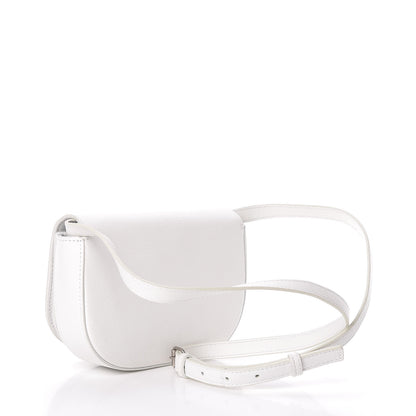 Balenciaga Grained Calfskin Logo Print Ville Day Bag XS White 3 of 18