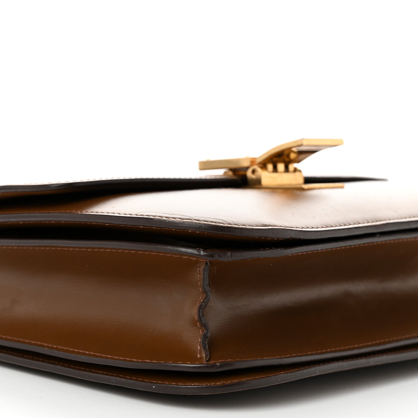 Smooth Calfskin Medium Classic Box Flap Bag Light Camel