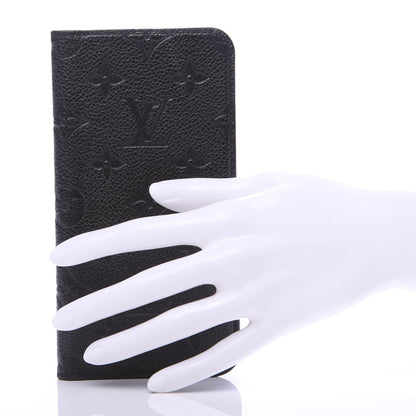 Louis Vuitton Empreinte iPhone XS Max Folio Case Black 2 of 6
