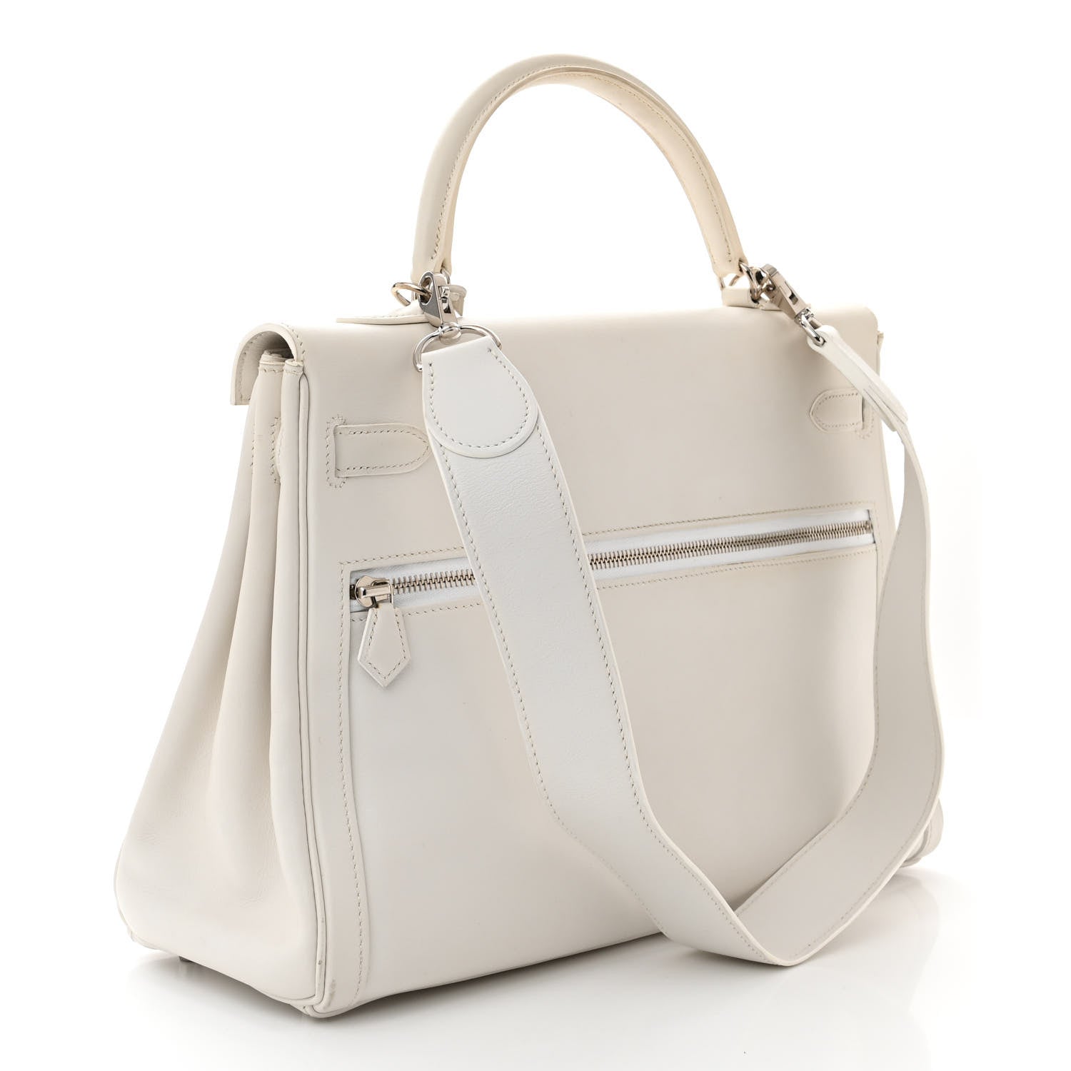 Hermes Swift Lakis Kelly 35 White 3 of 13