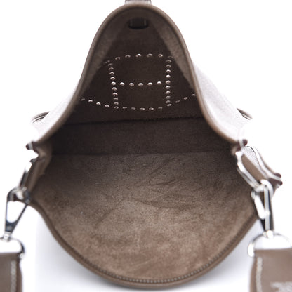 Hermes Taurillon Clemence Evelyne III PM Etoupe 5 of 10