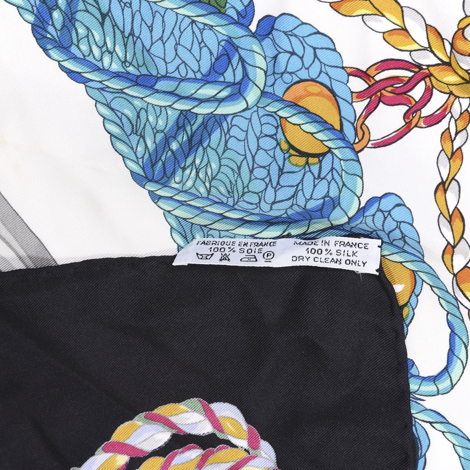 Hermes Silk Le Timbalier Scarf 90 6 of 6