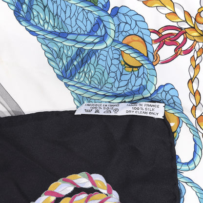 Hermes Silk Le Timbalier Scarf 90 6 of 6