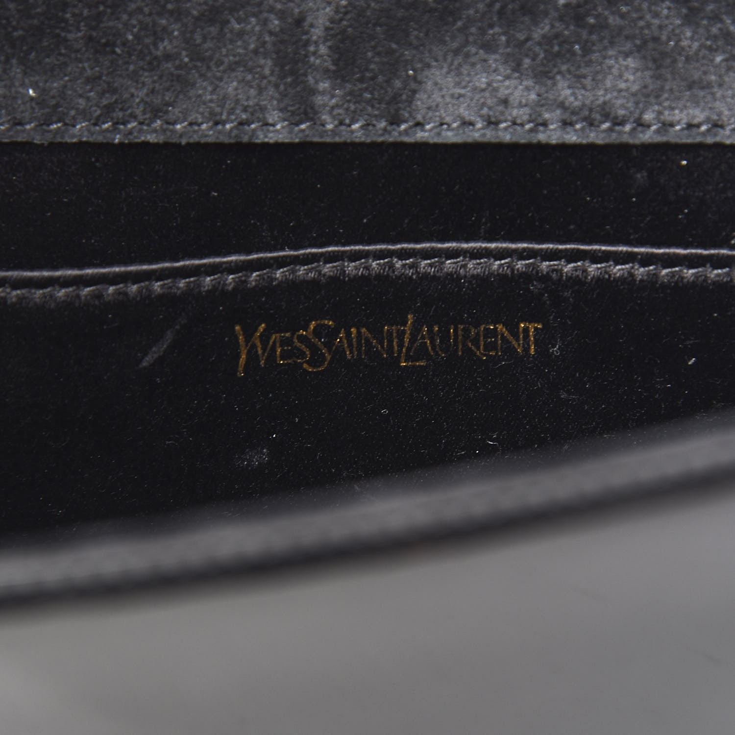 Saint Laurent Patent Monogram Large Belle De Jour Clutch Black 5 of 13