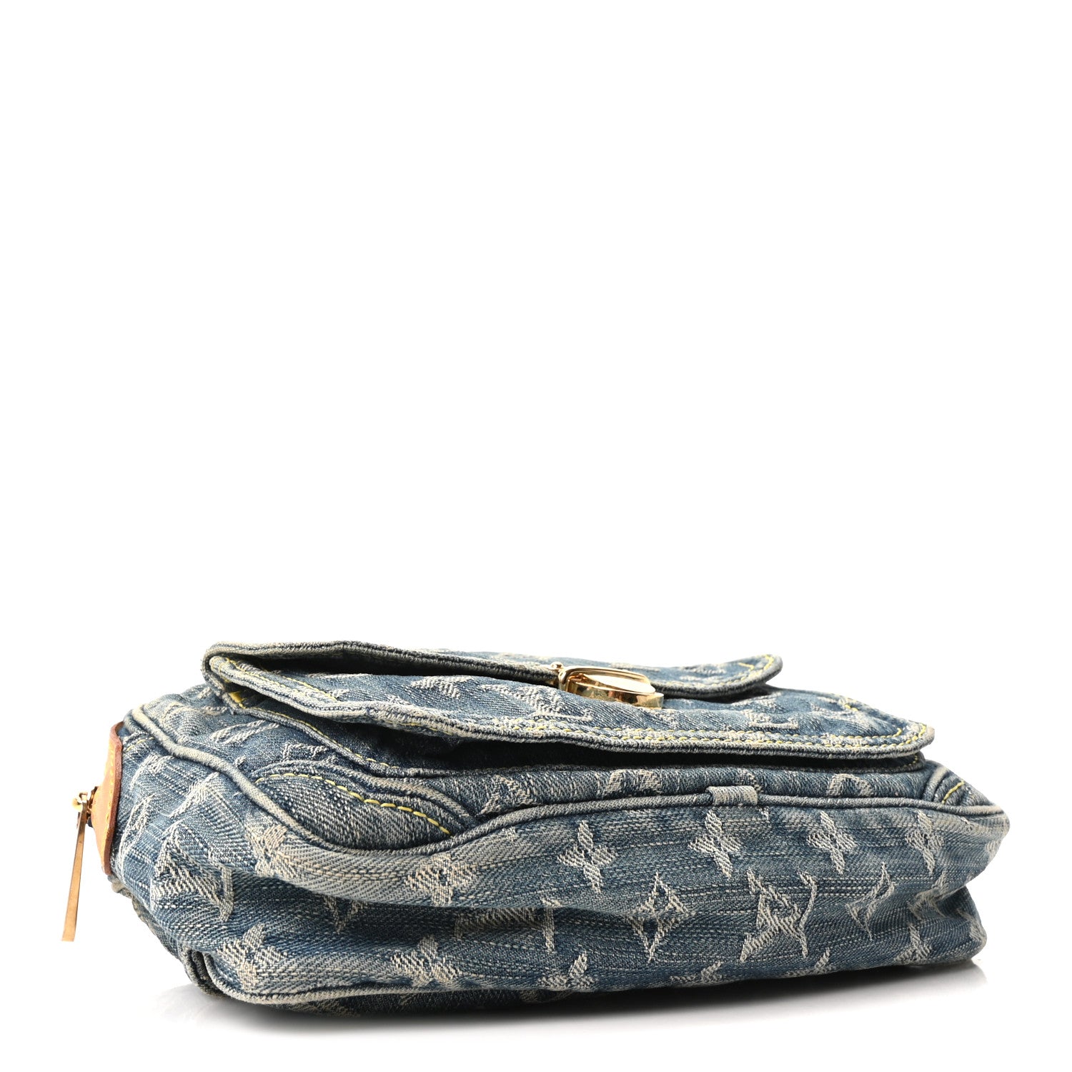 Louis Vuitton Monogram Denim Bum Bag Blue 4 of 9