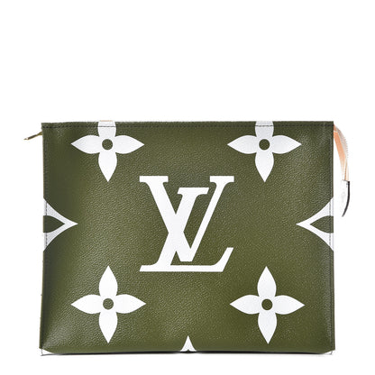 Louis Vuitton Monogram Giant Toiletry Pouch 26 Kaki 1 of 9