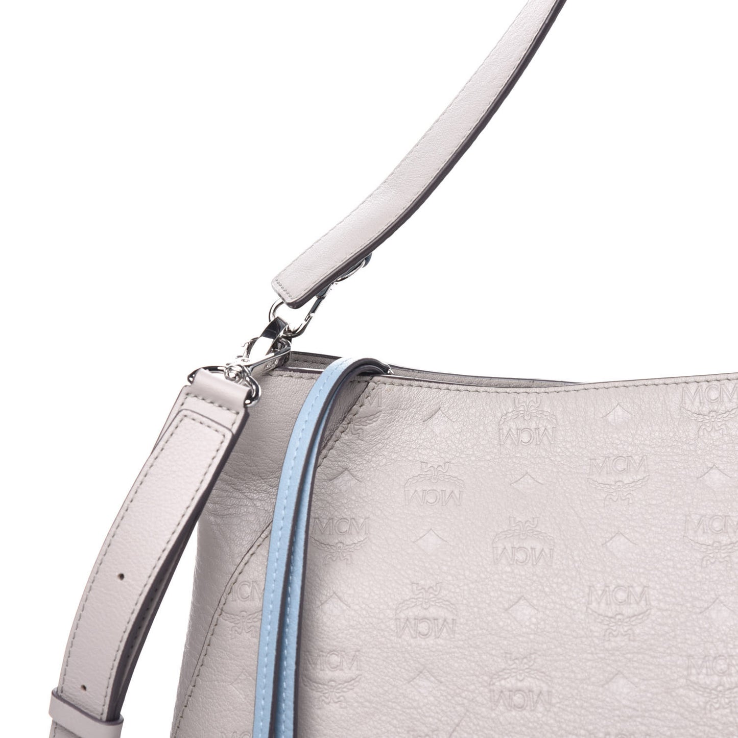 Calfskin Ottomar Monogram Large Klara Hobo Dove