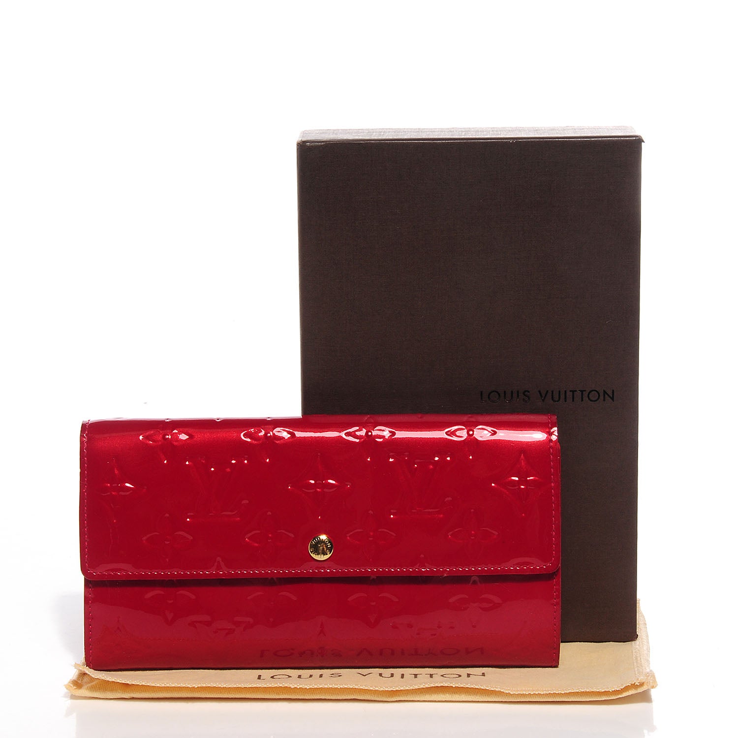 Louis Vuitton Vernis Sarah Wallet Pomme D'Amour 5 of 8