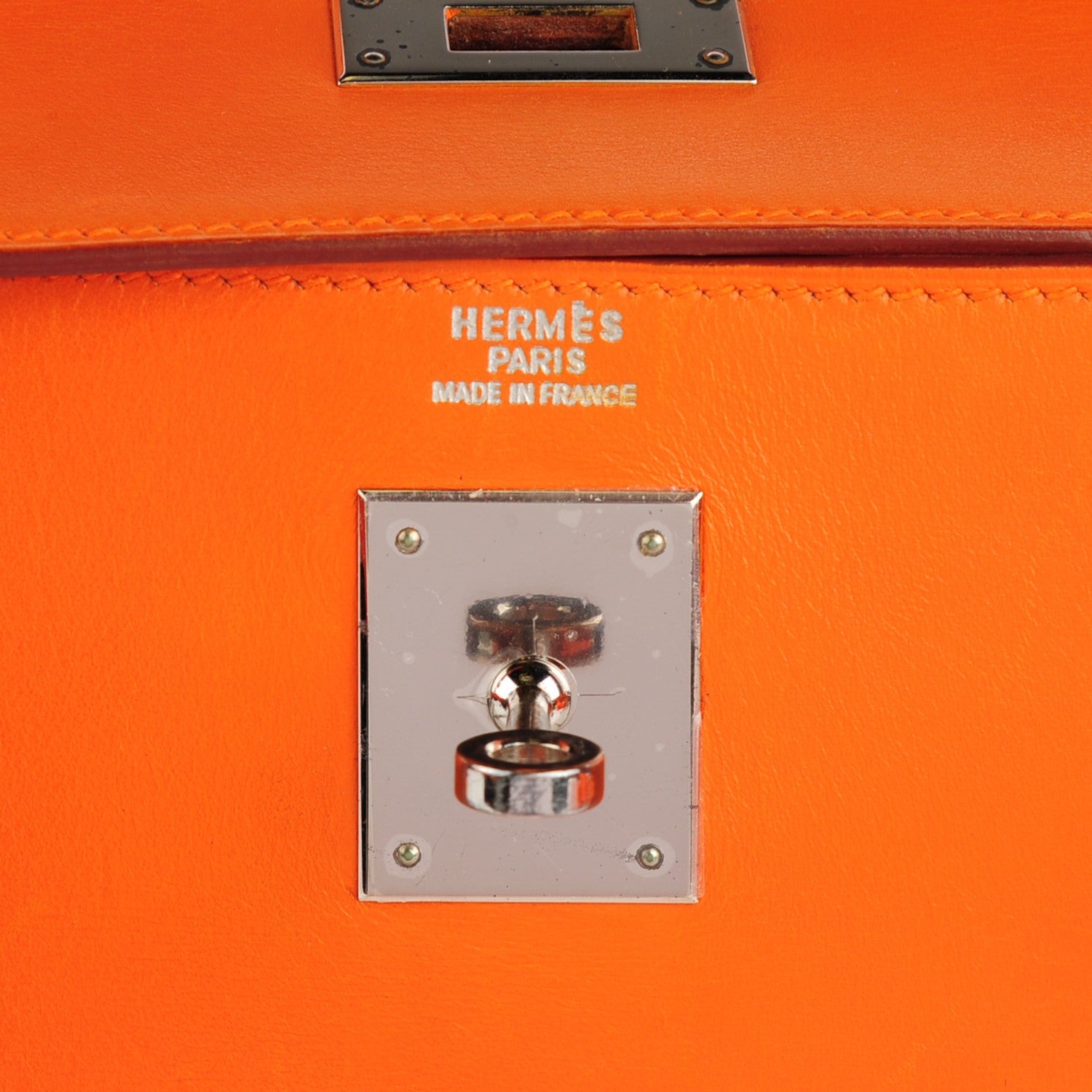 Hermes Box Kelly Sellier 32 Orange 9 of 21