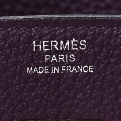 Hermes Togo Birkin 25 Cassis 6 of 10