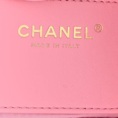 Chanel Caviar Quilted Mini Chanel 25 Handbag Pink 6 of 11