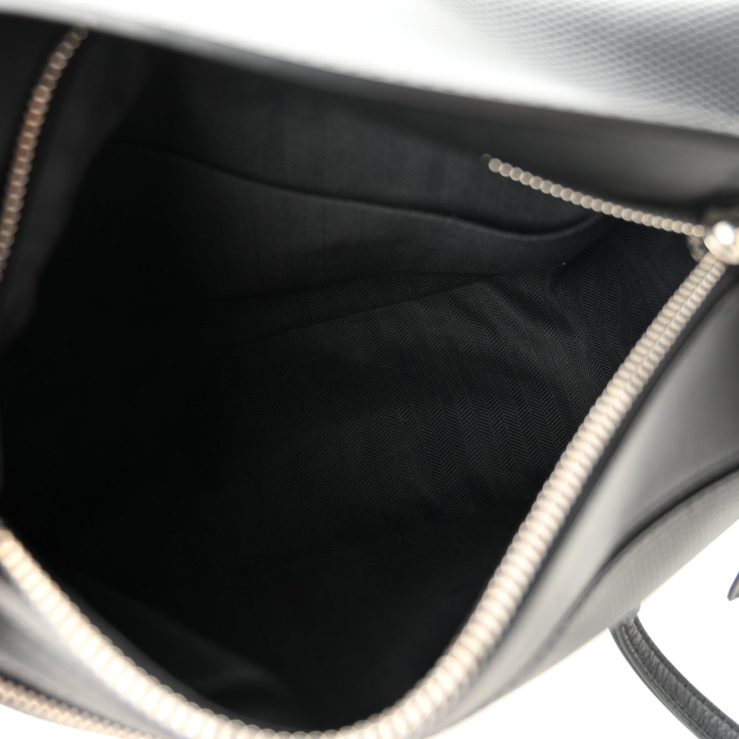 Diamond Embossed Calfskin Small Puzzle Bumbag Black