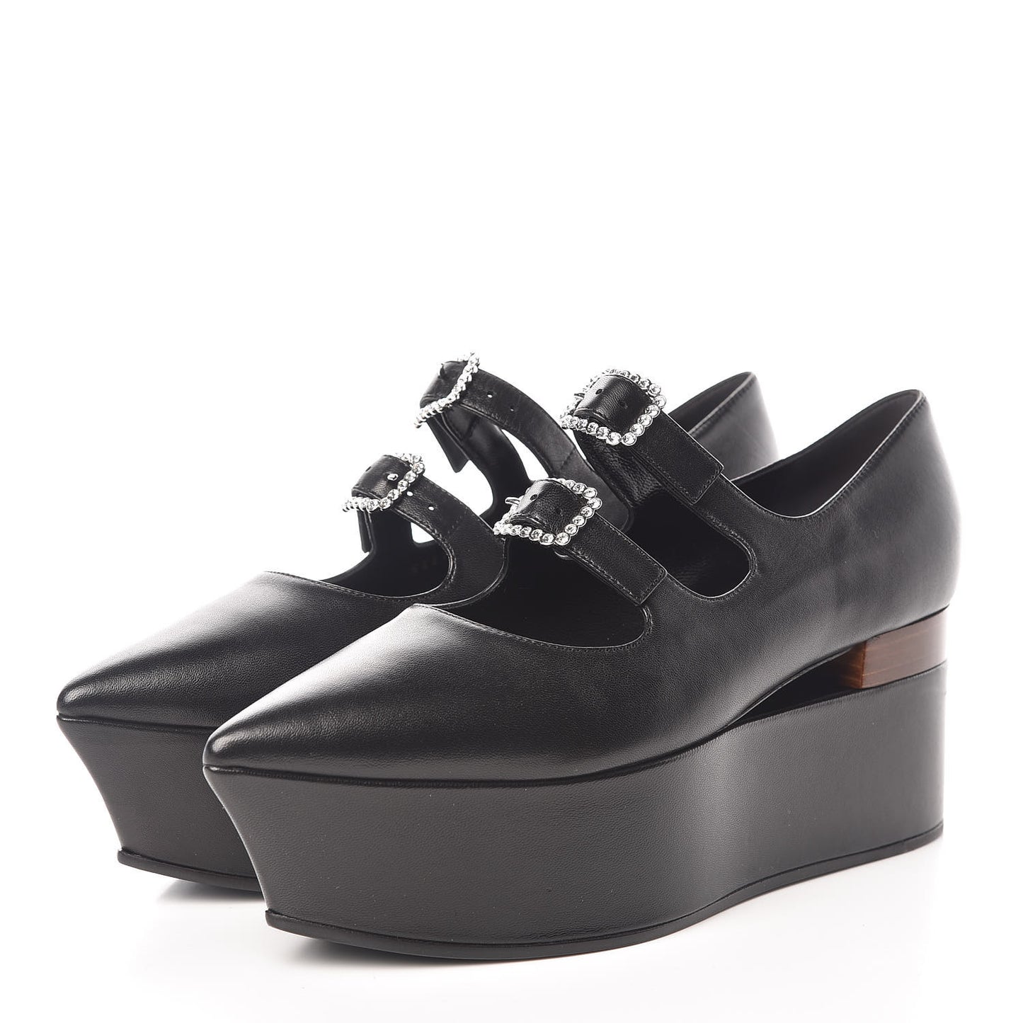 Nappa Liv Mary Jane Platform Loafers 38 Black
