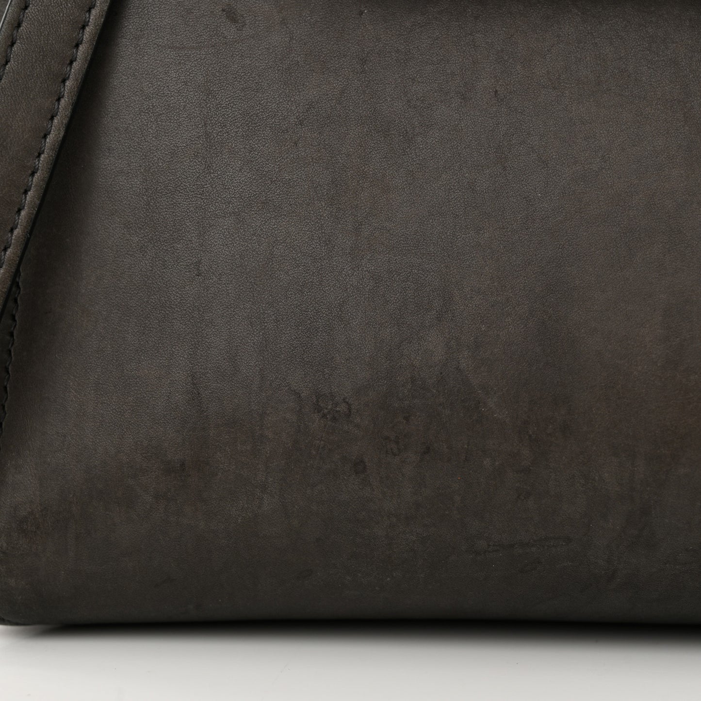 Smooth Calfskin Micro Belt Bag Grey