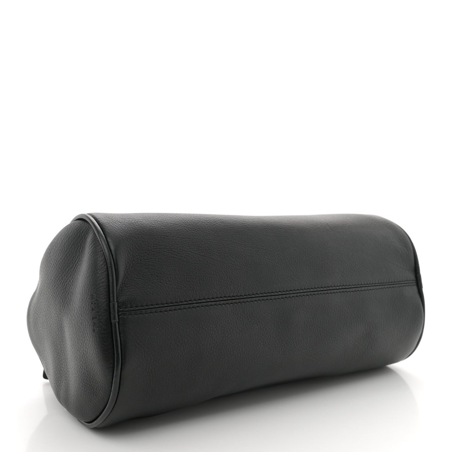 Grained Saddle Calfskin Edith Bag Black
