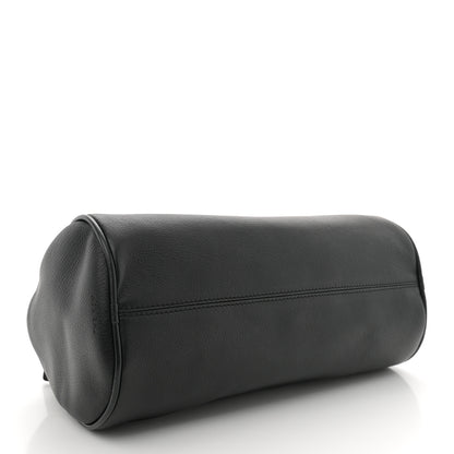 The Row Grained Saddle Calfskin Edith Bag Black 4 of 9