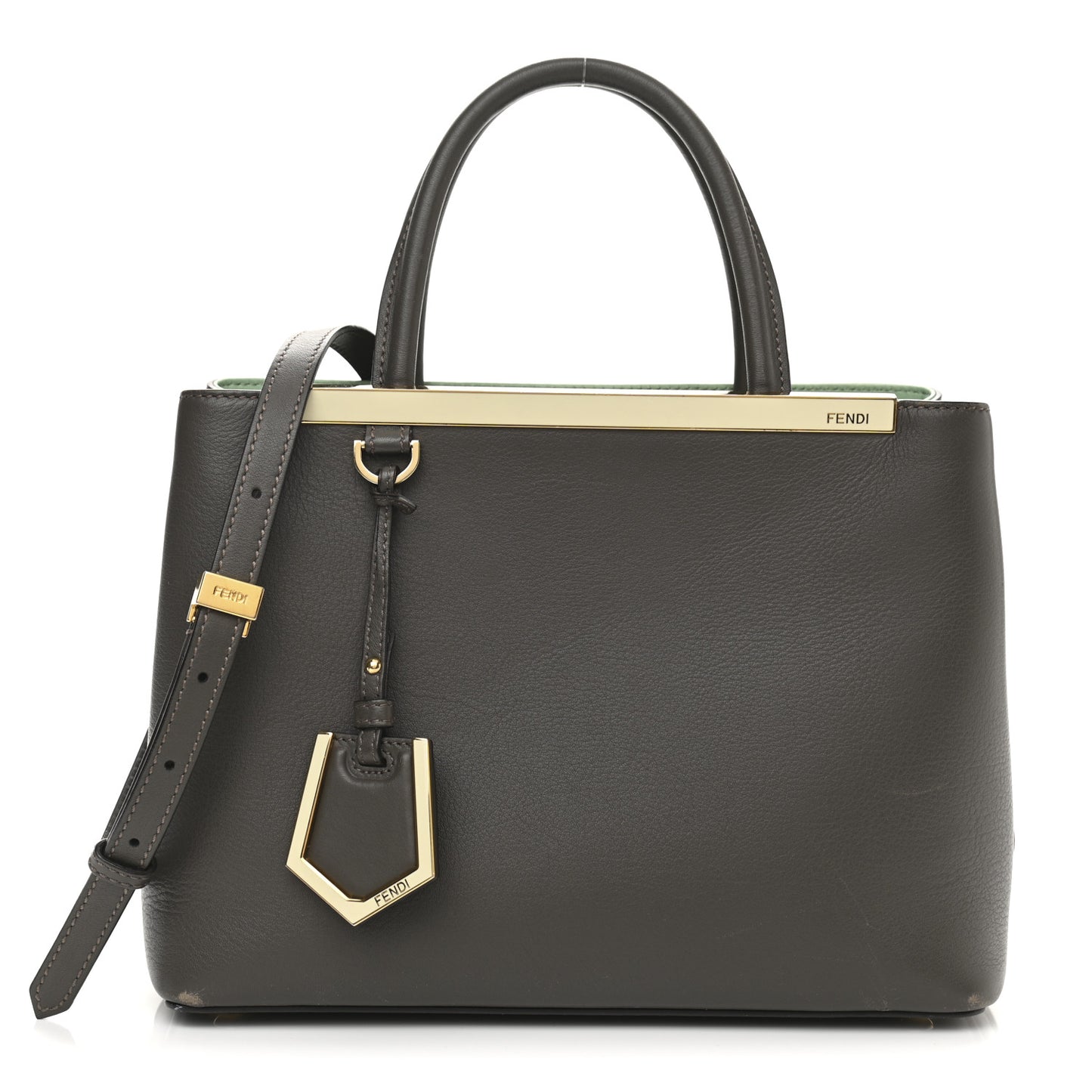 Vitello Dolce Petite 2Jours Tote Verde Prato Menta