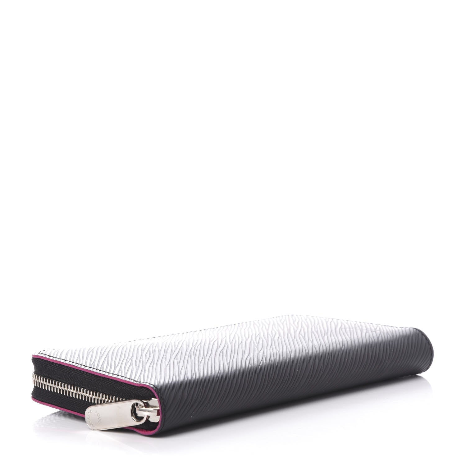 Louis Vuitton Epi Zippy Wallet Black Hot Pink 4 of 9