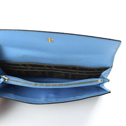 Fendi Vitello Elite QuTweet Continental Wallet Asfalto Multicolor 5 of 7
