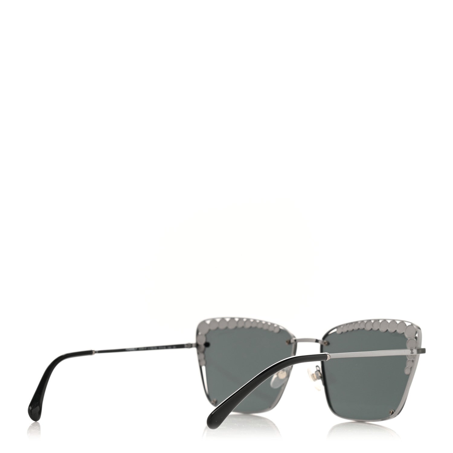 Chanel Pearl Square Sunglasses 4235-H Black 4 of 8