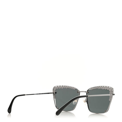 Chanel Pearl Square Sunglasses 4235-H Black 4 of 8