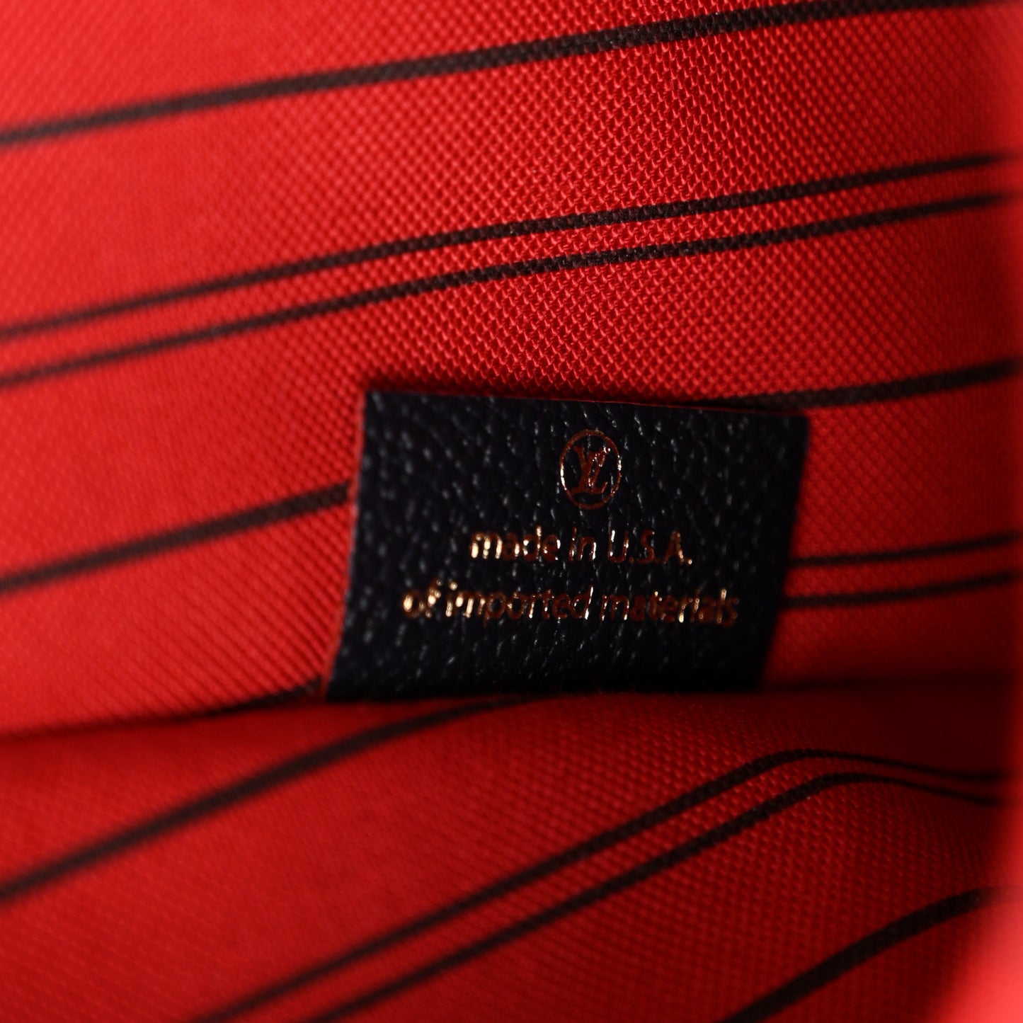 Empreinte Pochette Metis Marine Rouge