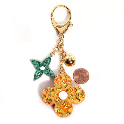 Louis Vuitton Resin Strass Glam Flower Bag Charm Multicolor 2 of 5