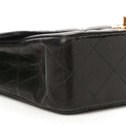 Chanel Lambskin Quilted Medium Single Flap Black 10 of 37