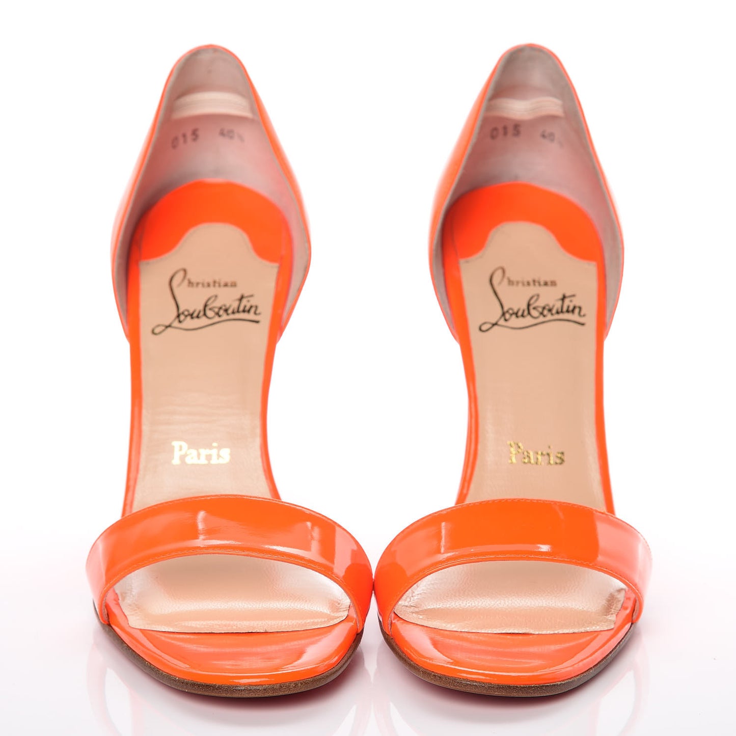 Patent Passmule Zeppa Wedges 40.5 Fluo