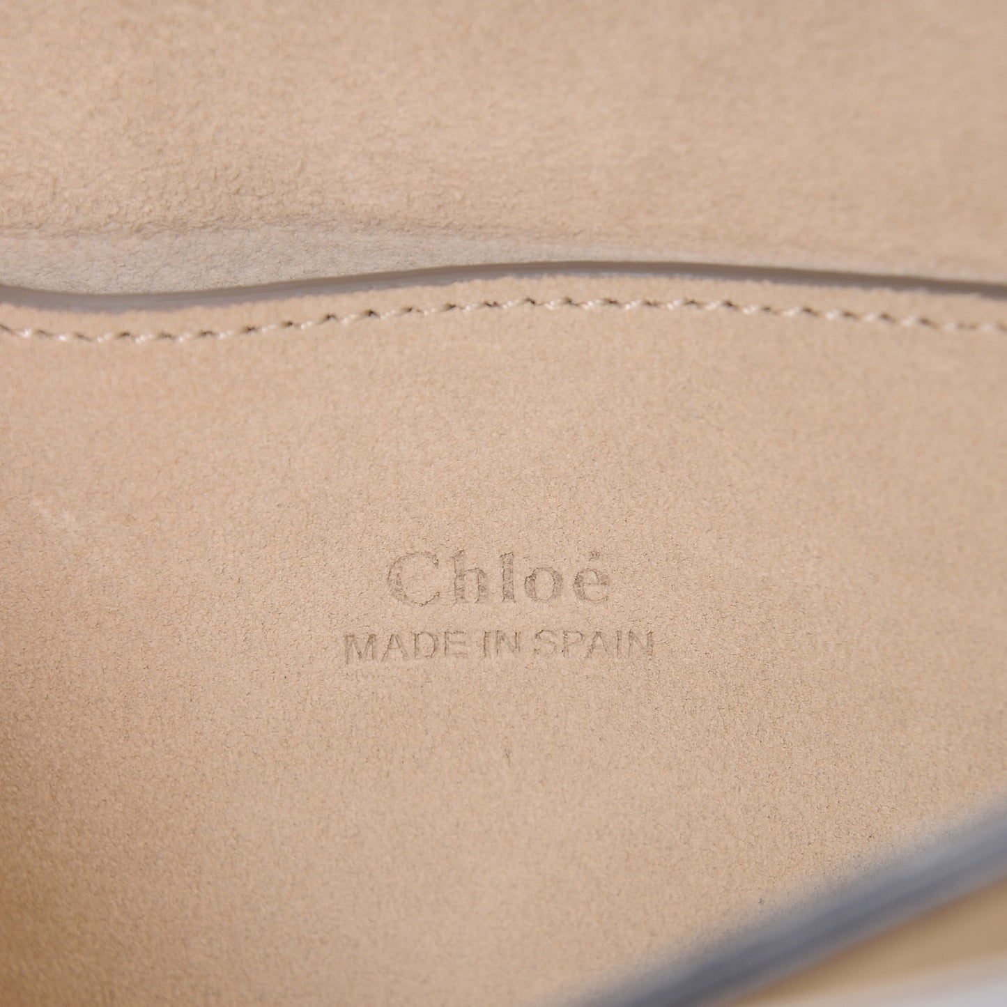 Suede Calfskin Small Faye Shoulder Bag Motty Grey