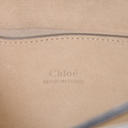 Chloe Suede Calfskin Small Faye Shoulder Bag Motty Grey 6 of 8