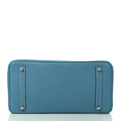 Hermes Togo Birkin 35 Blue Jean 6 of 30