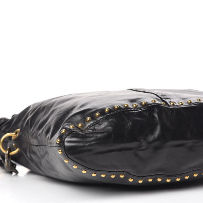 Gucci Calfskin Large Babouska Tote Black 8 of 10