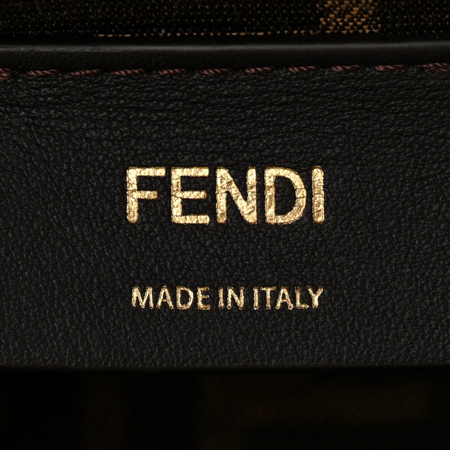 Baby Mongolian Nappa Small Fendi First White Fondente