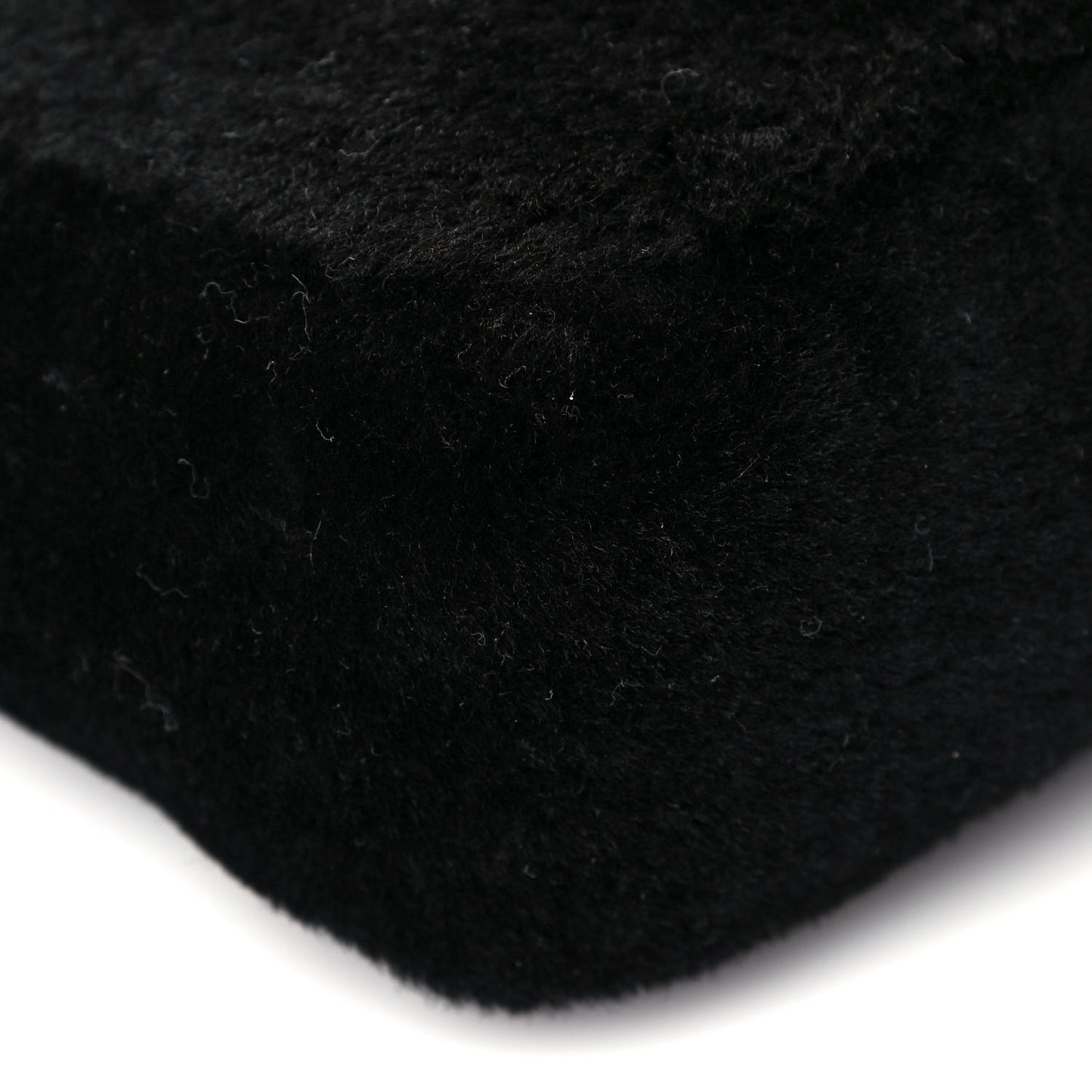 Shearling Mini Re-Edition 2000 Bag Black