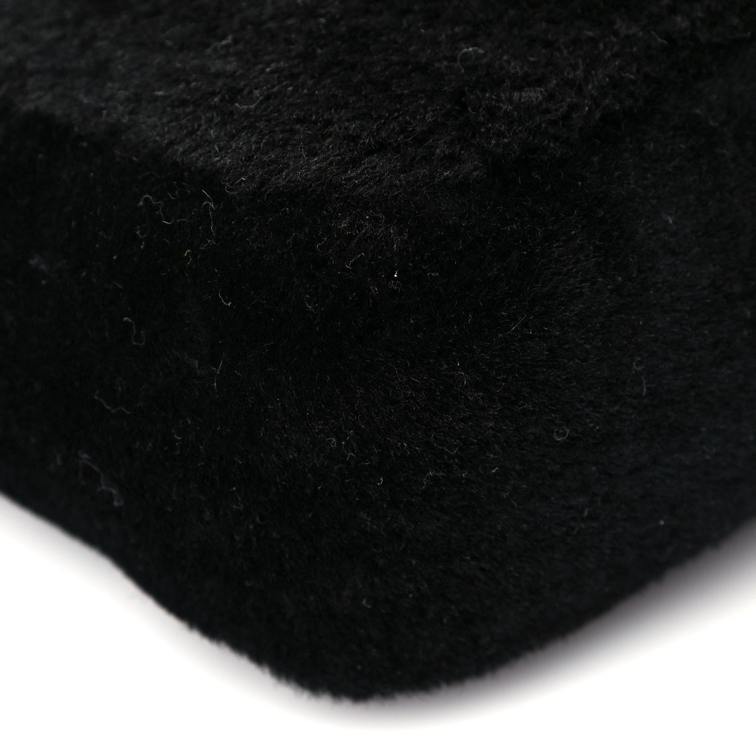 Prada Shearling Mini Re-Edition 2000 Bag Black 5 of 12