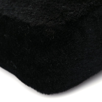 Prada Shearling Mini Re-Edition 2000 Bag Black 5 of 12