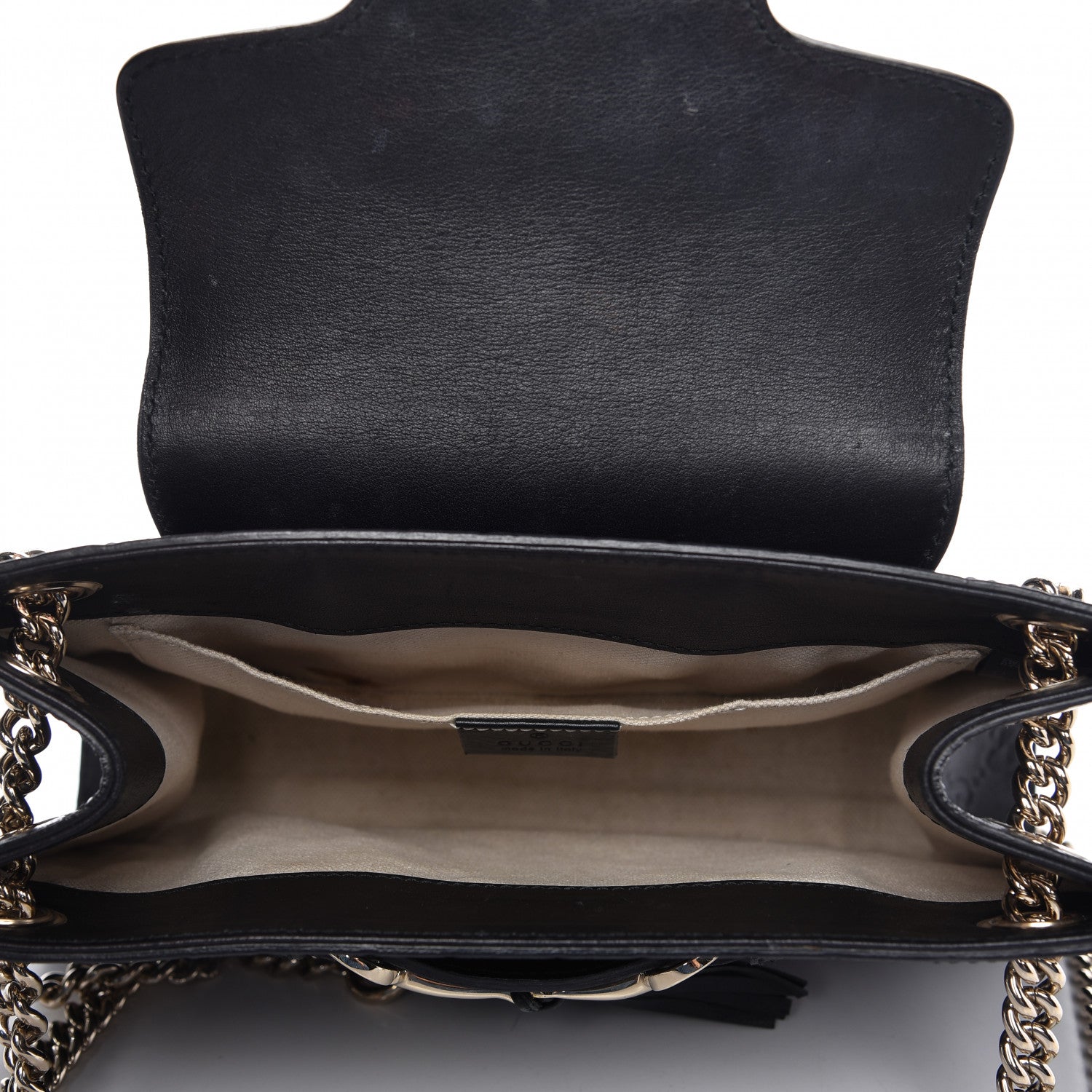 Gucci Guccissima Small Emily Shoulder Bag Black 5 of 11