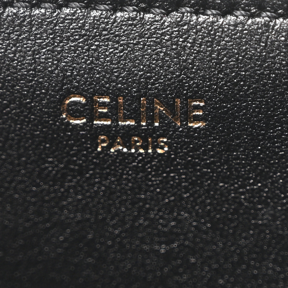 Smooth Calfskin Triomphe Medium Louise Bag Black