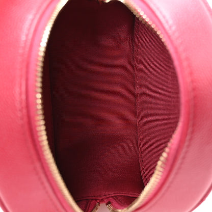 Chanel Caviar Quilted Round Clutch With Chain Pink 5 of 11