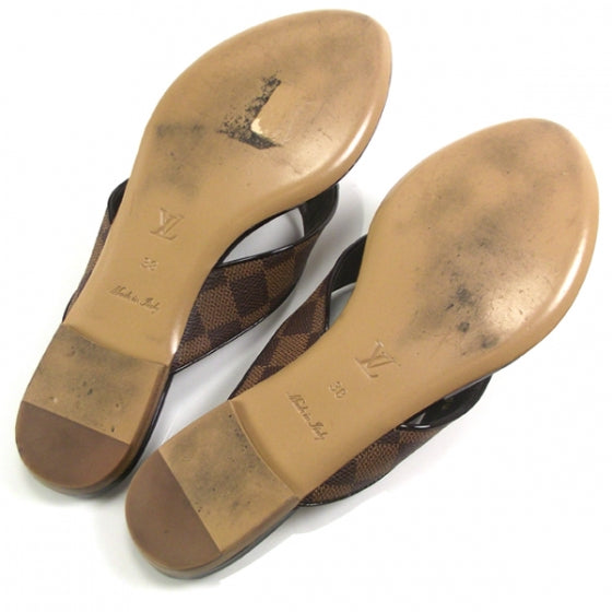 Louis Vuitton Damier Flip Flop Thong Sandals 4 of 8