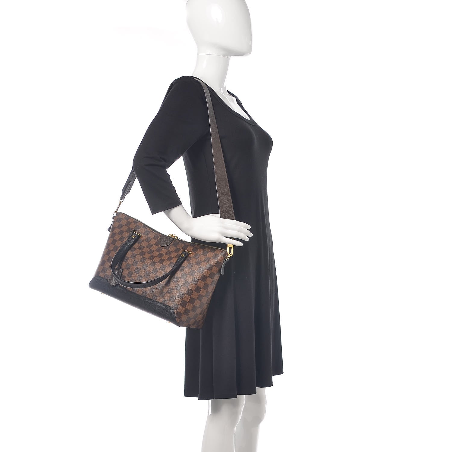 Louis Vuitton Damier Ebene Hyde Park Black 3 of 11