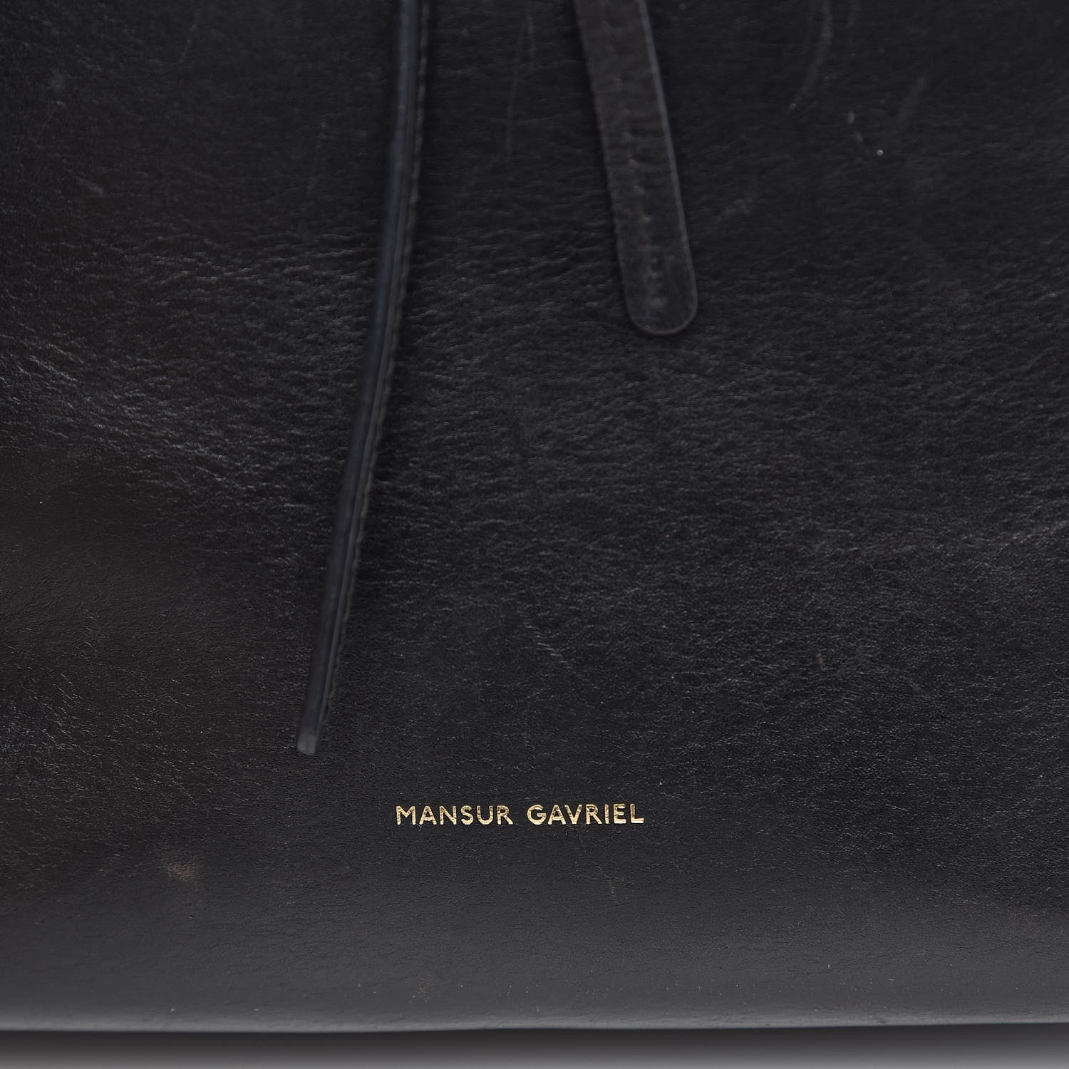 Mansur Gavriel Vegetable Tanned Calfskin Backpack Black 6 of 30